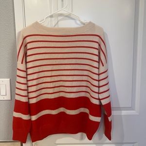 Vince cashmere striped sweater